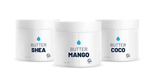 Shea Butter, Mango Butter, & Coco Butter